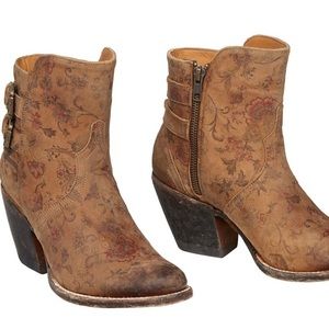 Lucchese Women’s Catalina Floral Buckle Booties